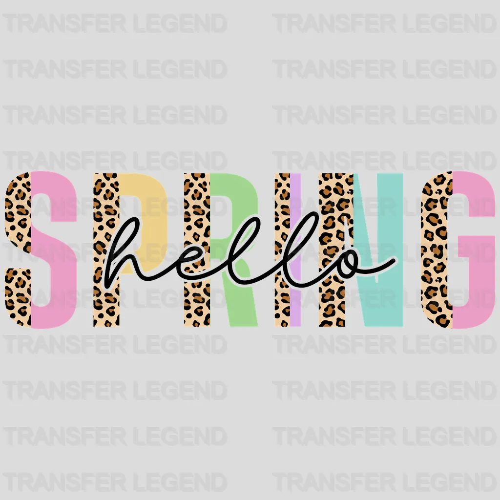 Spring Hello Easter Design - DTF heat transfer - transferlegend