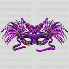 Mardi Gras Mask Design- Mardi Gras DTF heat transfer - transferlegend