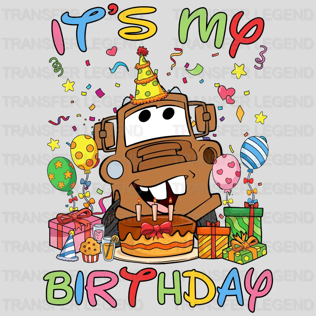 It's My Birthday Lupoo Disney Designs - DTF Heat Transfers