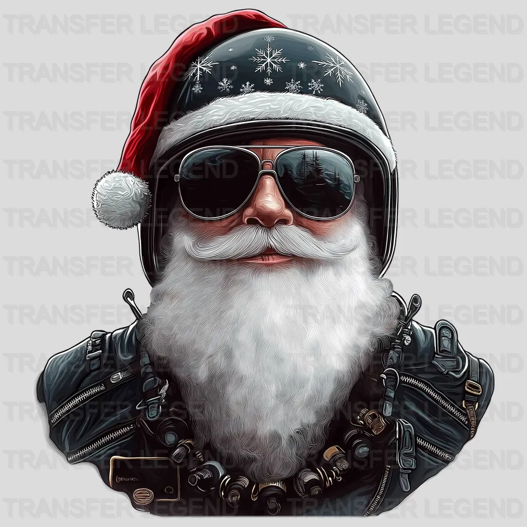 Snow Cap Santa Claus Design - DTF Heat Transfer - transferlegend