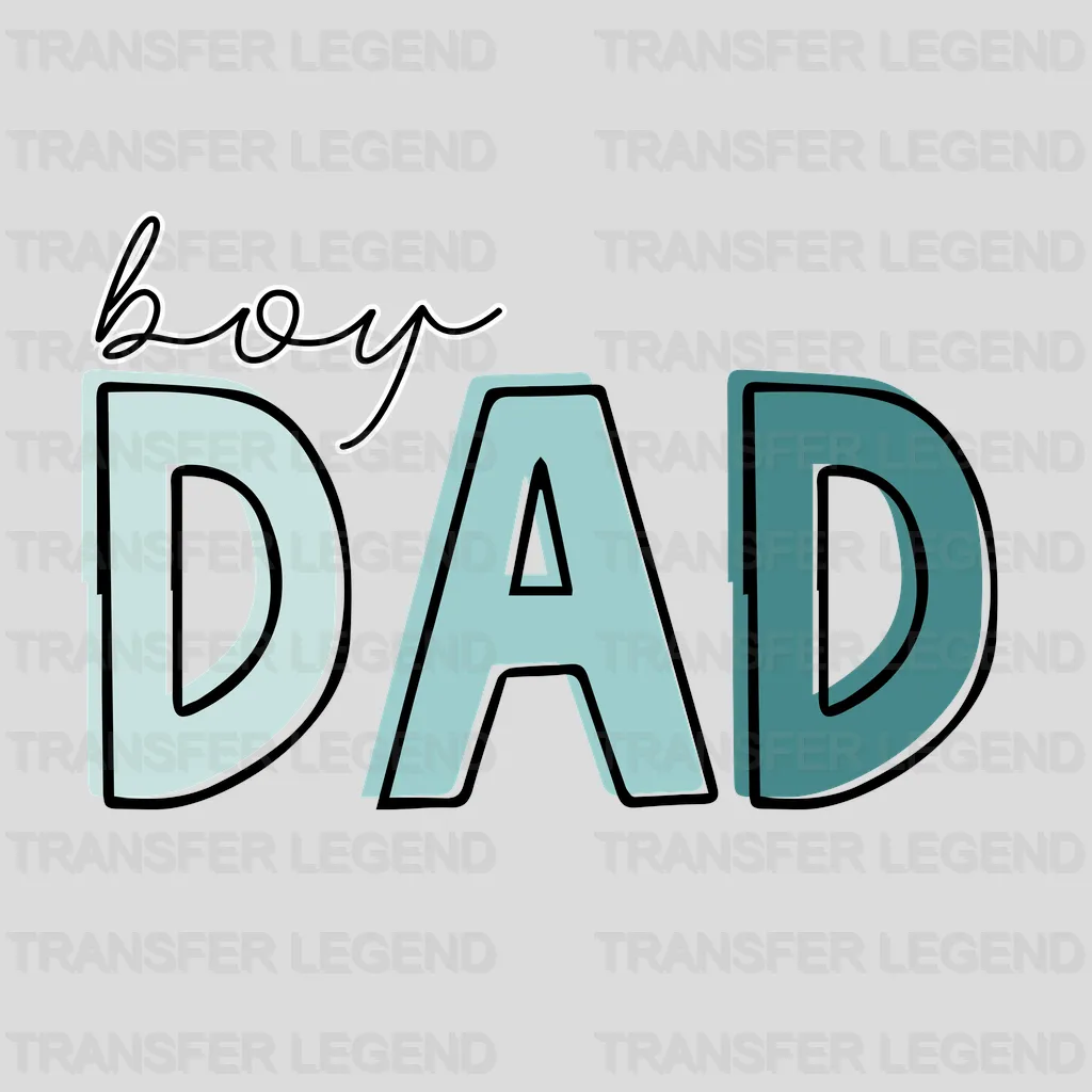 Boy Dad Design - DTF heat transfer - transferlegend