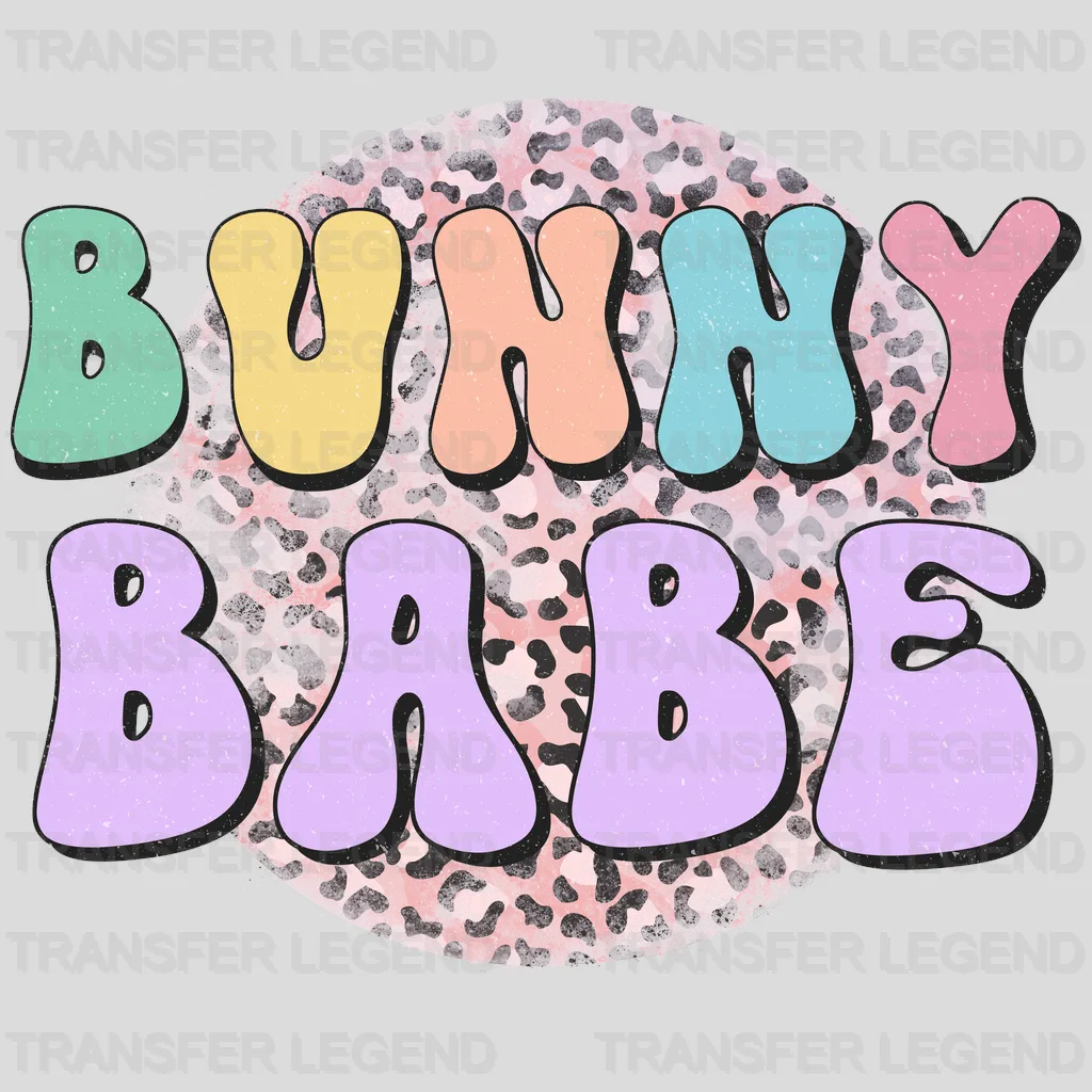 Bunny Babe Easter Design - DTF heat transfer - transferlegend