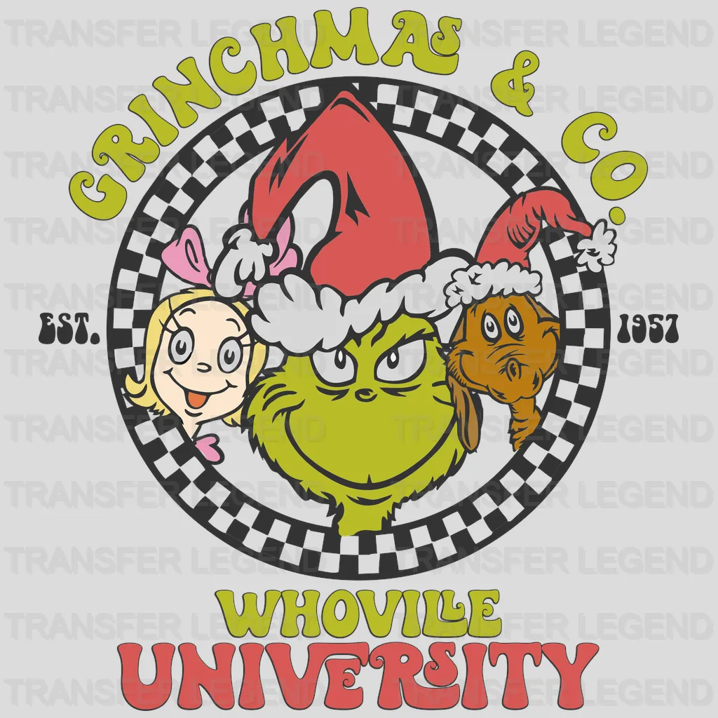 GRINCHMAS CO. Christmas Design - DTF heat transfer - transferlegend