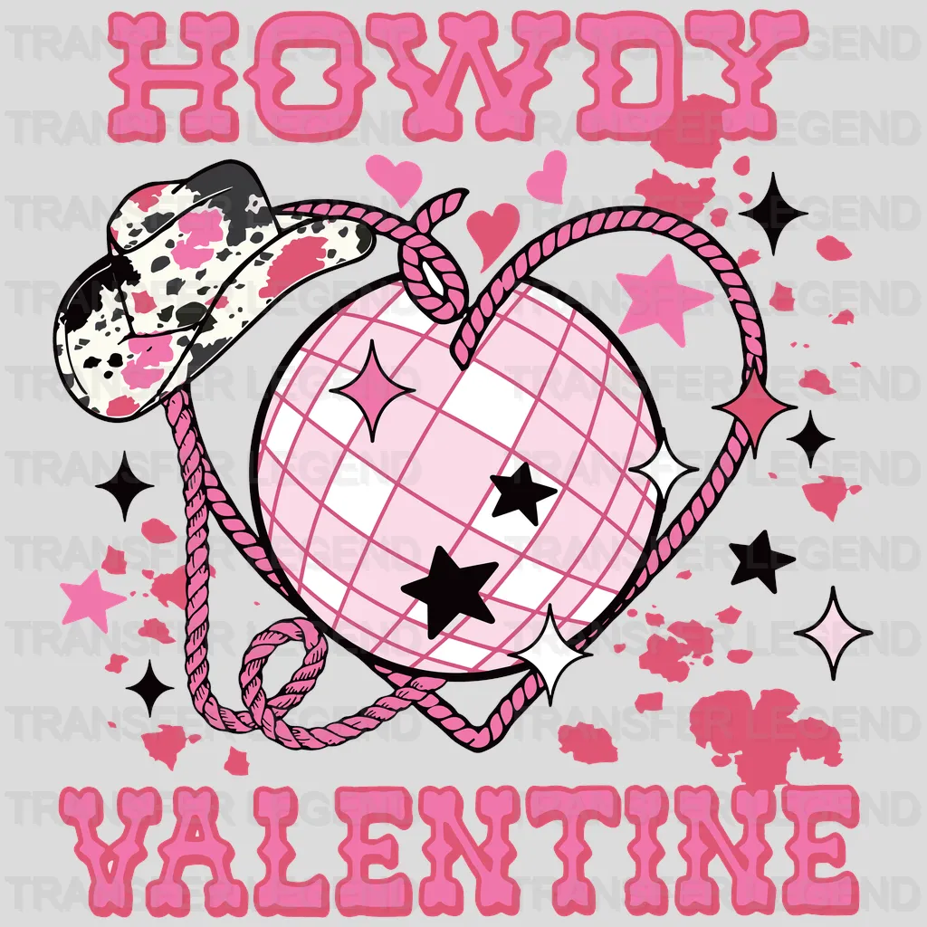 Howdy Valentine Valentine's Day Design - DTF heat transfer - transferlegend