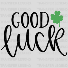 Good Luck St. Patrick's Day Design - DTF heat transfer - transferlegend