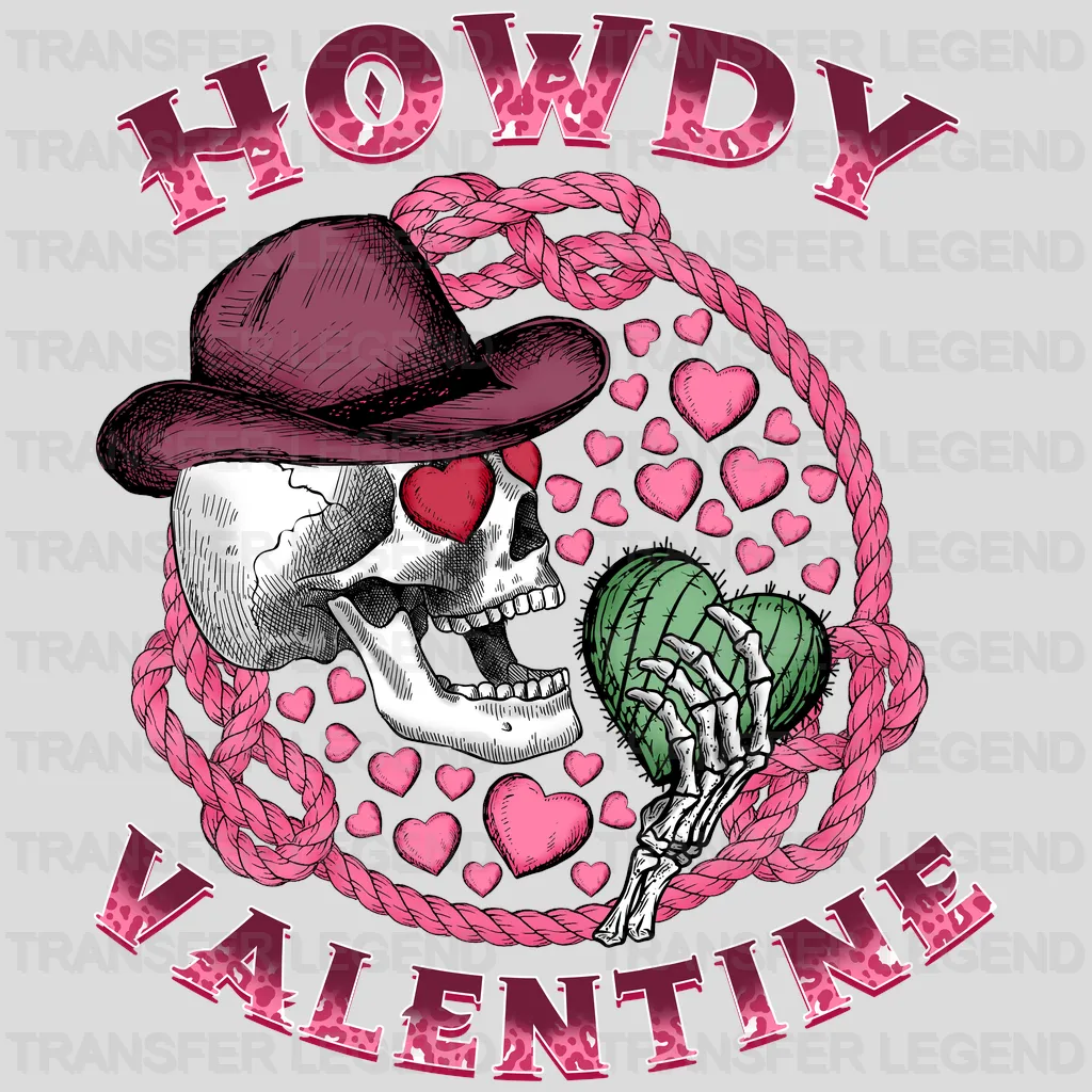 HOWDY VALENTINE DEATH - DTF heat transfer - transferlegend