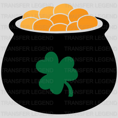 Pot Of Gold St. Patrick's Day Design - DTF heat transfer - transferlegend