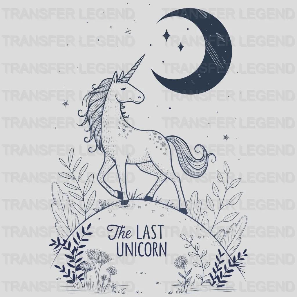 The Last Unicorn Design - DTF Heat Transfers - transferlegend