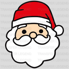 Santa Face Christmas Design, Christmas Design - DTF heat transfer - transferlegend