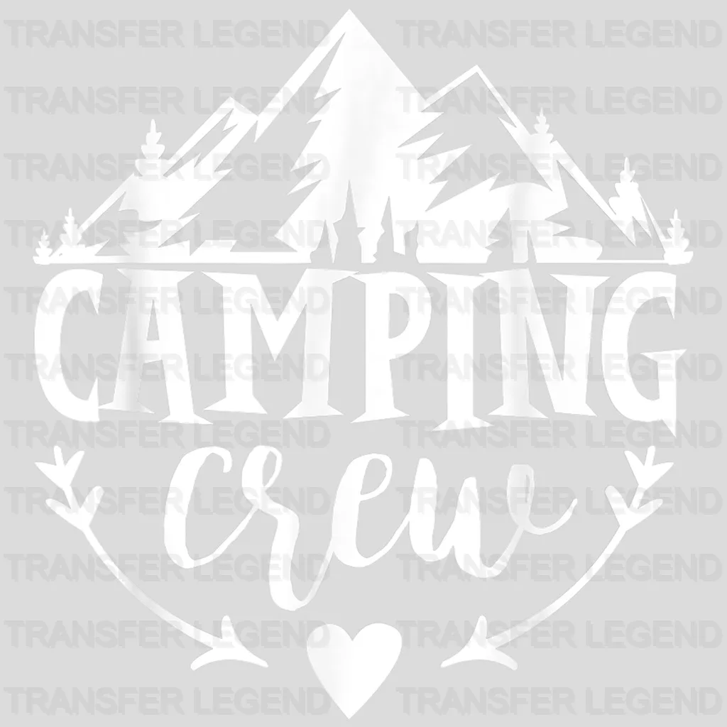 Camping Crew - Camping Group Design - DTF heat transfer - transferlegend