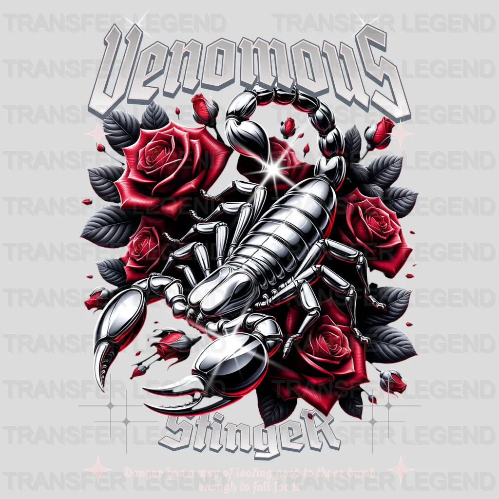 Venomous Stinger Streetwear Design - DTF Heat Transfer - transferlegend