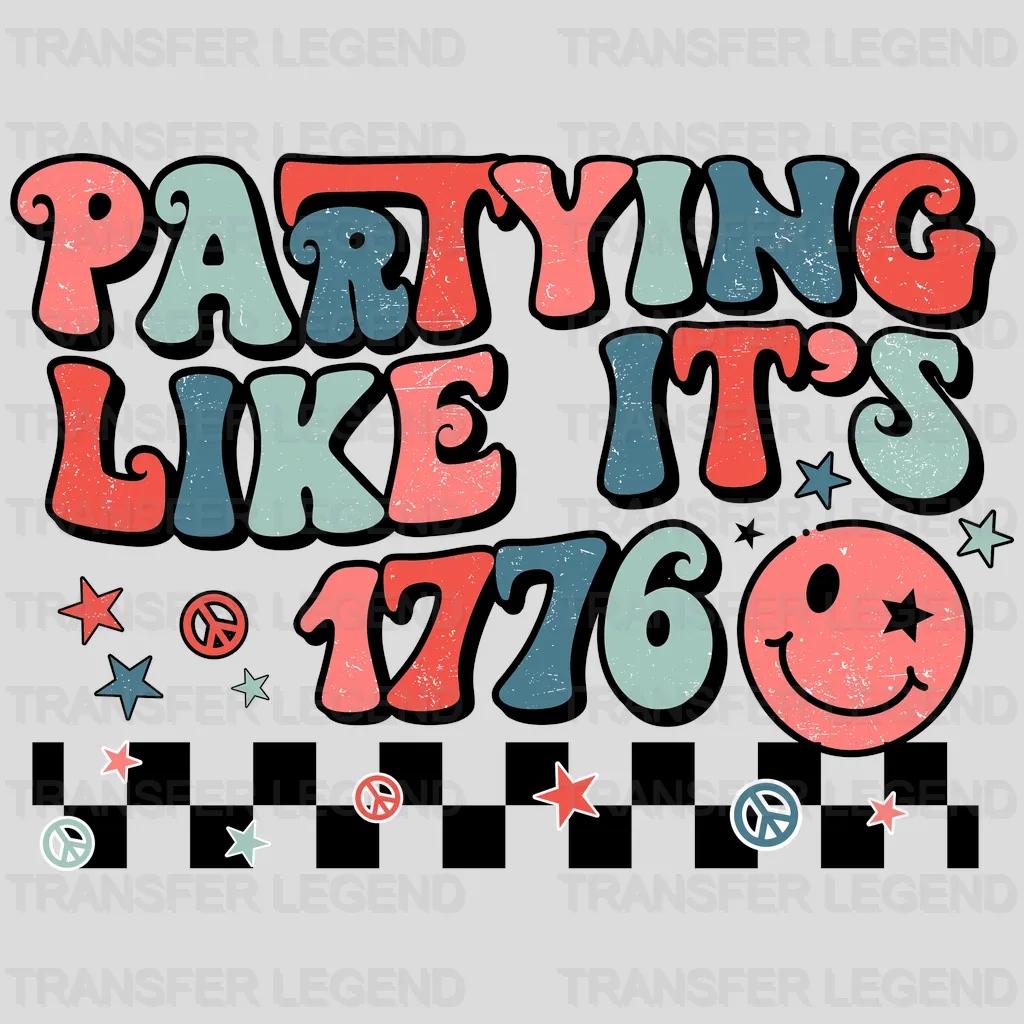 Partying Like It's 1776 DTF Transfer - transferlegend