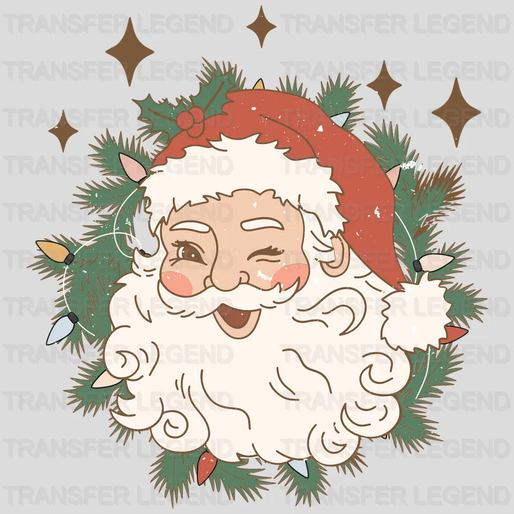 SANTA Christmas Design - DTF heat transfer - transferlegend