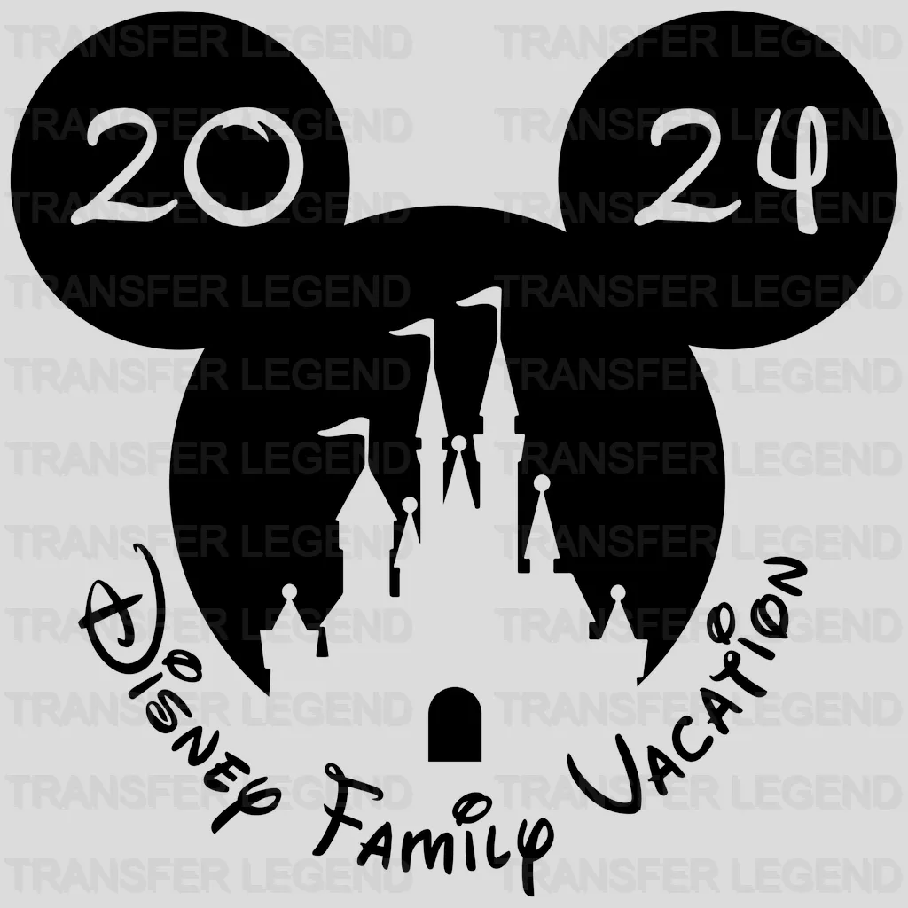 Mickey Disney Family Vacation 2024 Design - Christmas DTF Transfer - transferlegend