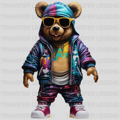 Hey Don't Mess With Me Teddy Design - DTF Heat Transfer - transferlegend