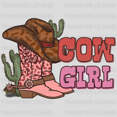 COW GIRL BOOTS - DTF heat transfer - transferlegend