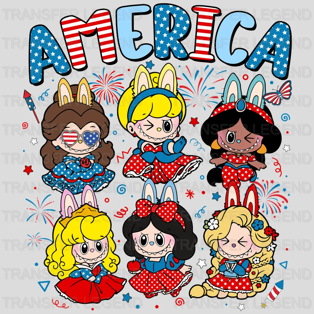 Dream Girls Labubu Design - DTF Heat Transfers