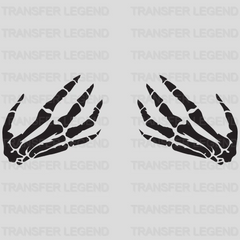 Halloween Skeleton Hand Design - DTF heat transfer - transferlegend