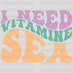 I Need Vitamin Sea UV DTF Transfer Cup Wrap UV DTF Sticker - transferlegend