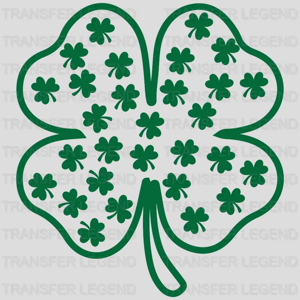 Clover St. Patrick's Day Design - DTF heat transfer - transferlegend