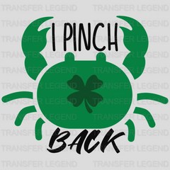 I Pinch Back St. Patrick's Day Design - DTF heat transfer - transferlegend