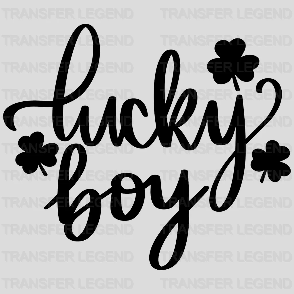 Lucky Boy St. Patrick's Day Design - DTF heat transfer - transferlegend