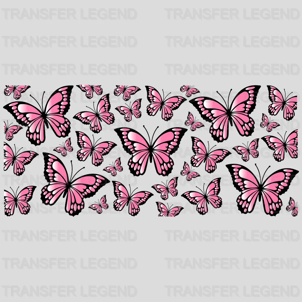 Butterflies UV DTF Transfer Cup Wrap UV DTF Sticker - transferlegend