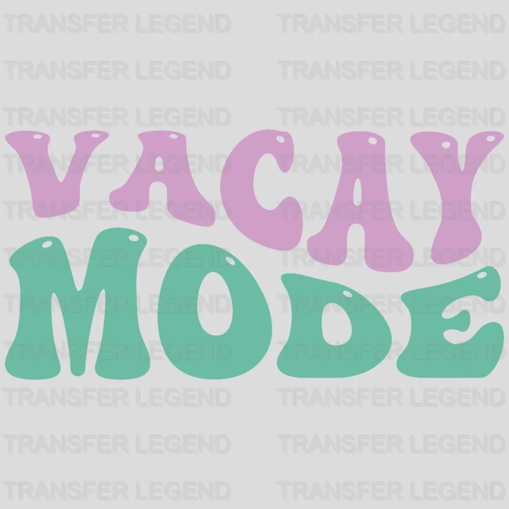 Vacay Mode Summer UV DTF Transfer Cup Wrap UV DTF Sticker - transferlegend