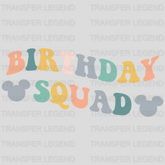 Disney Mickey Heads Birthday Squad Design - DTF heat transfer - transferlegend