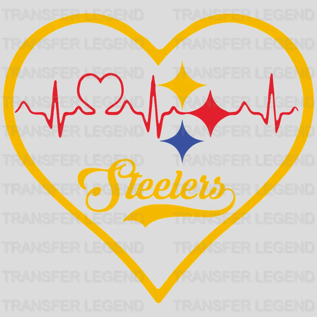 Pittsburgh Steelers #1 foam finger graphic with star, NFL design - DTF Heat Transfer