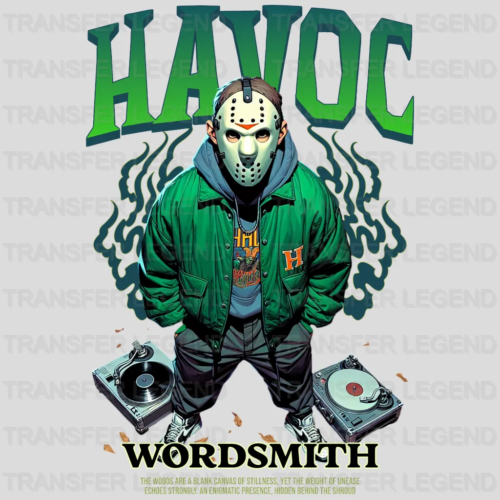 Havoc Wordtsmith Streetwear Design - DTF Heat Transfer - transferlegend