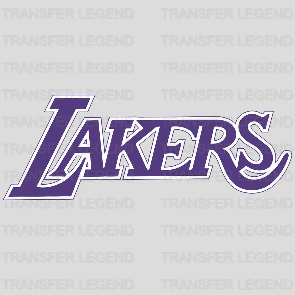 Los Angeles Lakers Classic Serif Wordmark NBA Design - DTF Heat Transfer