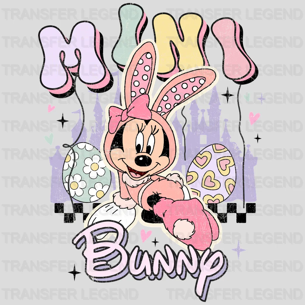 Mini Bunny Disney Easter Design - DTF heat transfer - transferlegend