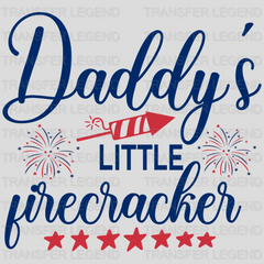 Daddy's Little Firecracker DTF Transfer - transferlegend