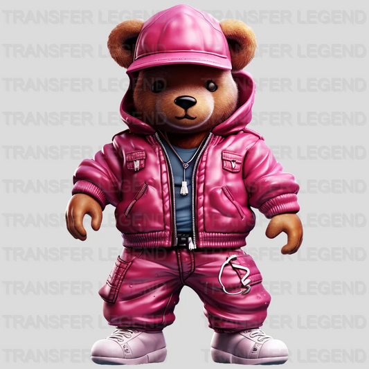 Cool Men Teddy Design - DTF Heat Transfer - transferlegend