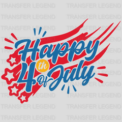 Happy 4th Of July DTF Transfer - transferlegend