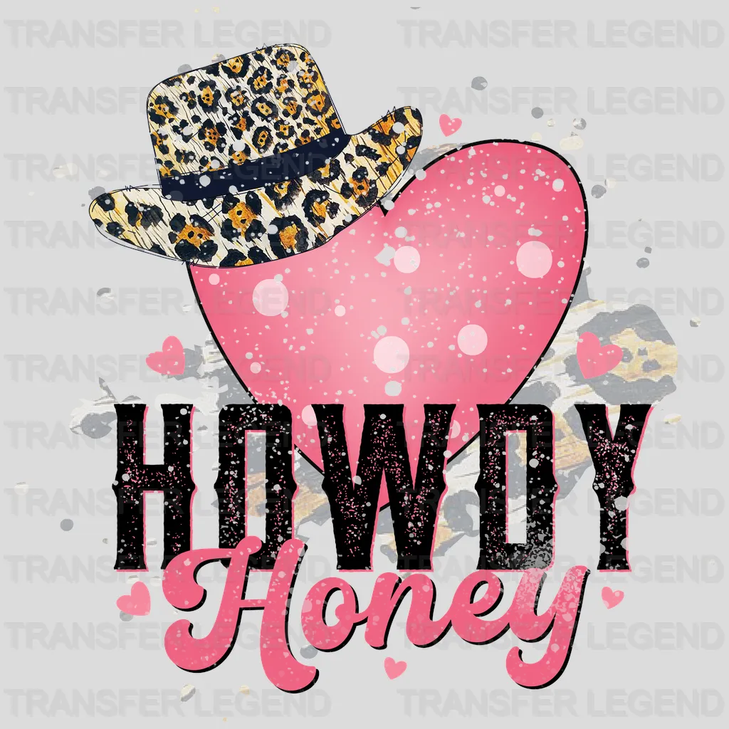 HOWDY HONEY HEART - DTF heat transfer - transferlegend