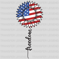 Freedom Sunflower DTF Transfer - transferlegend