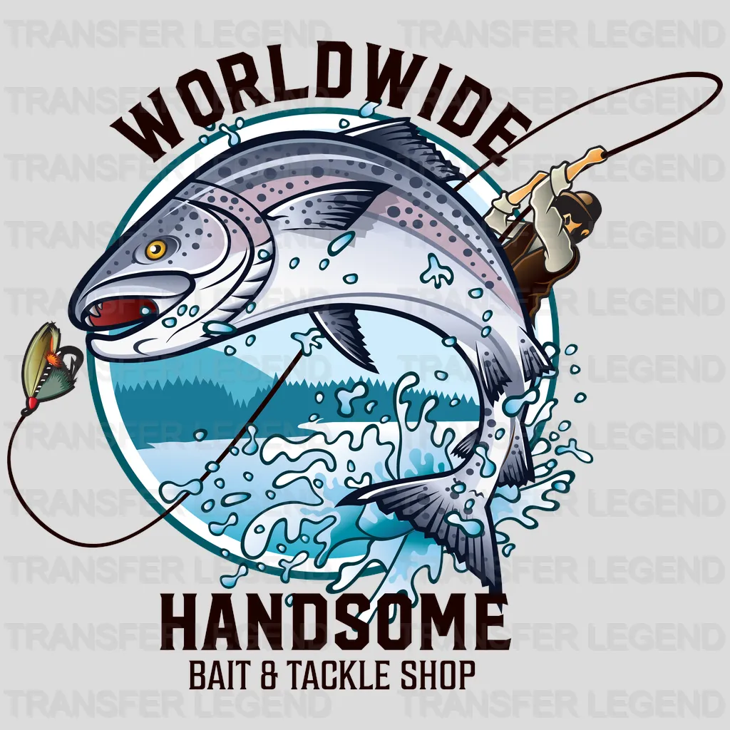 Worldwide Handsome - Fish Design DTF Heat Transfer - transferlegend