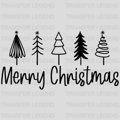 Merry Christmas Tree Design, Christmas Design, Dtf Heat Transfer - transferlegend