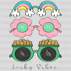 Lucky Vibes St. Patrick's Day Design - DTF heat transfer - transferlegend