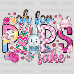 Oh For Peeps Sake Easter Bunnies Design - DTF heat transfer - transferlegend