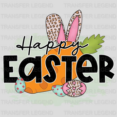 Happy Easter Carrot Design - DTF heat transfer - transferlegend