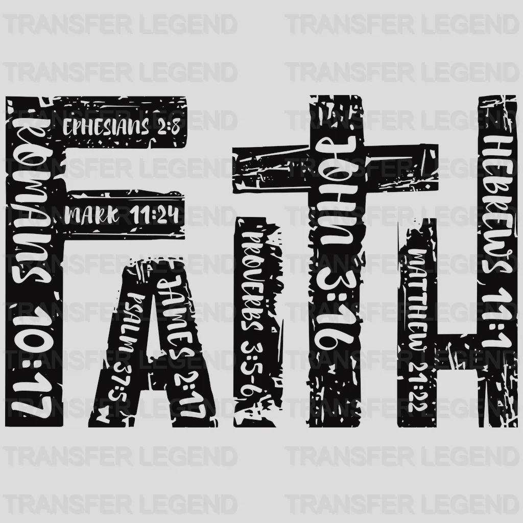 Faith Bible Verses-Religion DTF Transfer - transferlegend