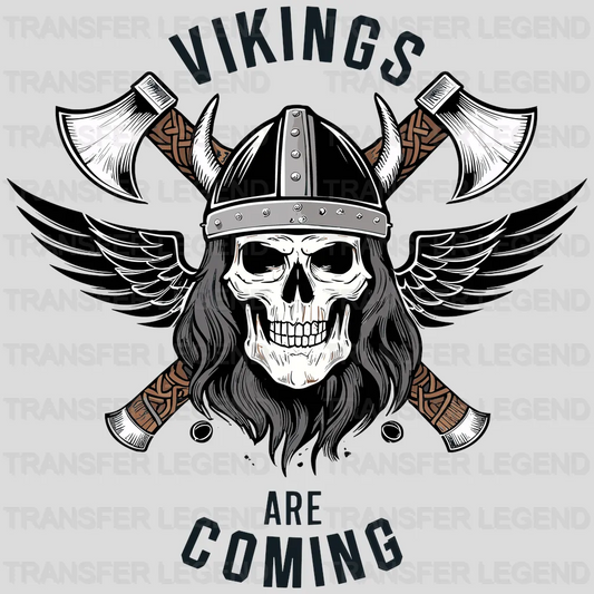 Viking Are Coming Nordic Design - DTF Heat Transfer - transferlegend