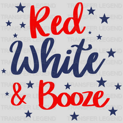 Red White & Booze DTF Transfer - transferlegend