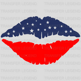 Lips Mouth American DTF Transfer - transferlegend