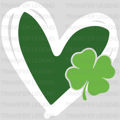 Heart St. Patrick's Day Design - DTF heat transfer - transferlegend