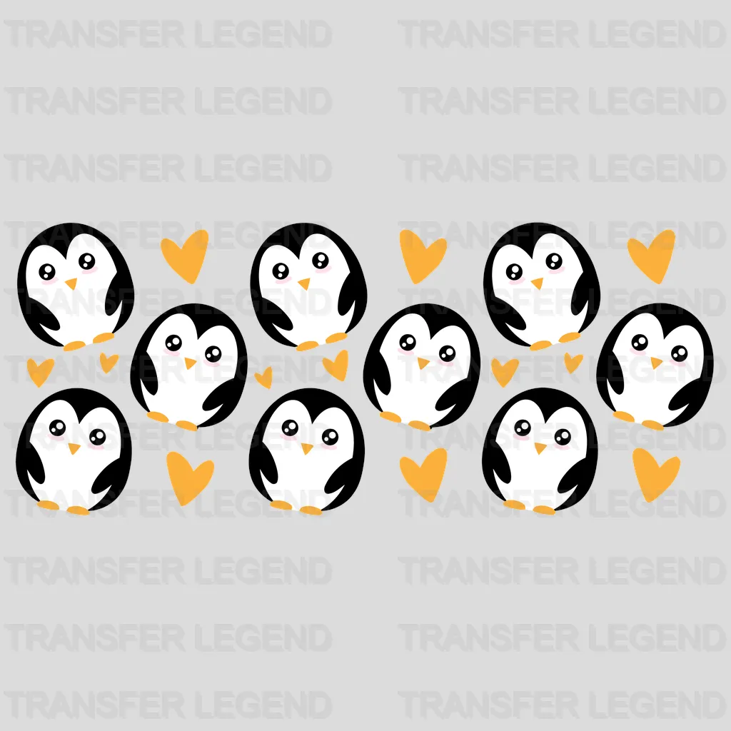 Penguins UV DTF Transfer Cup Wrap UV DTF Sticker - transferlegend