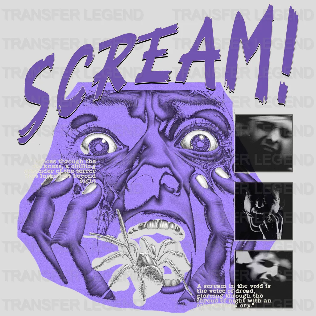 A Scream In The Void Streetwear Design - DTF Heat Transfer - transferlegend